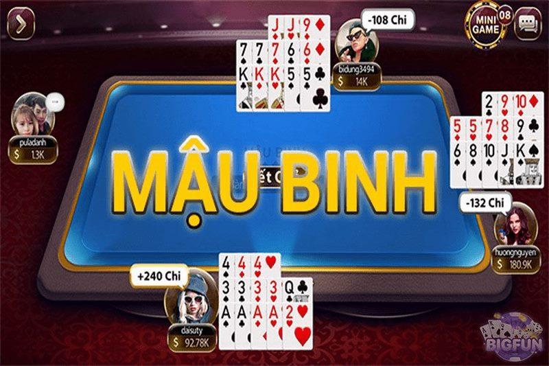 Trải nghiệm game bài đổi thưởng online Mậu binh