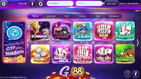 1G88 với nhiều mini game hấp dẫn