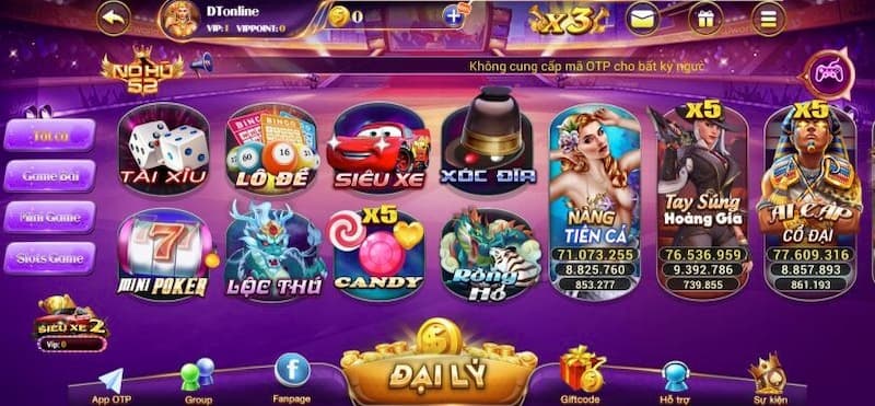 Nhiều Sự Kiện Ưu Đãi Nổ Hũ 52 Cực Sốc