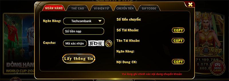 Nạp tiền Gun Vin chính xác nhất