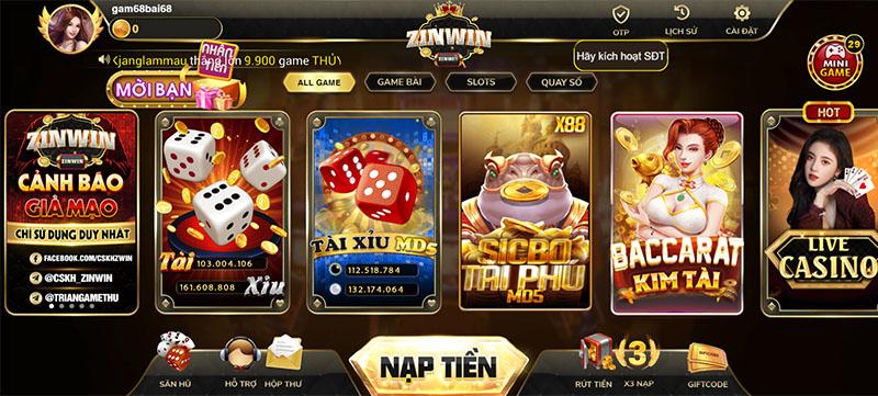 Giao diện đơn giản bắt mắt