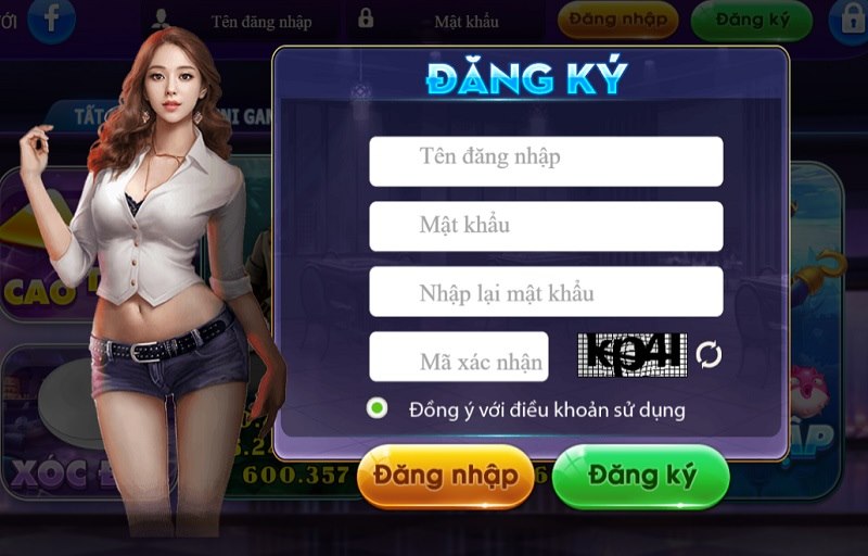 Đằng ký tài khoản thành viên ngay qua website