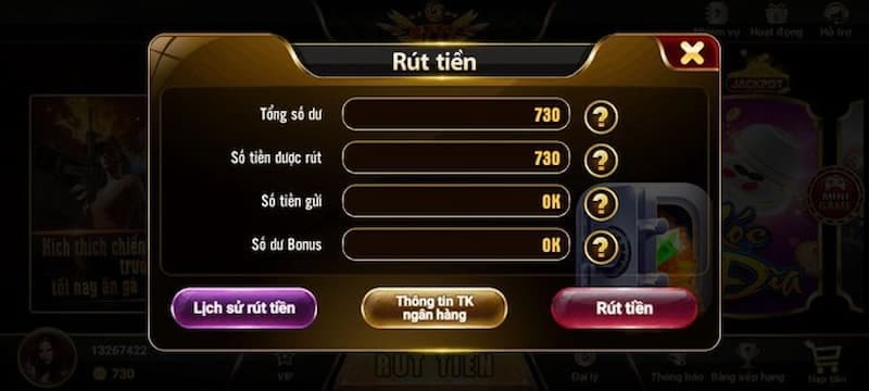 Chia sẻ các bước rút tiền tại sân chơi này siêu tốc, đơn giản