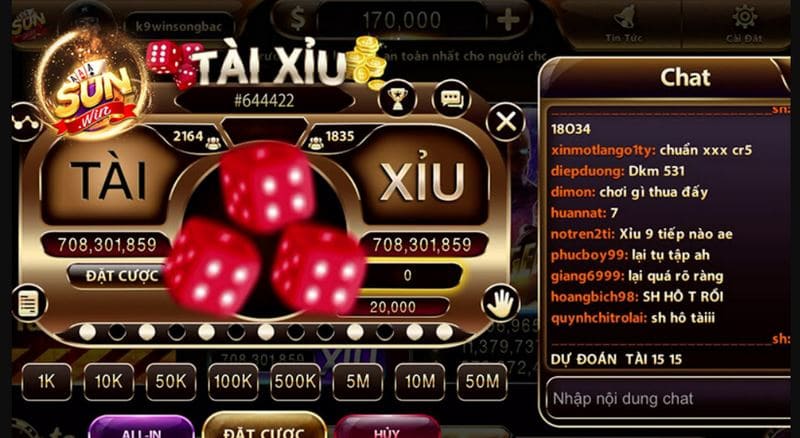 Tài xỉu Sunwin là sân chơi tài xỉu minh bạch, uy tín và đảm bảo an toàn